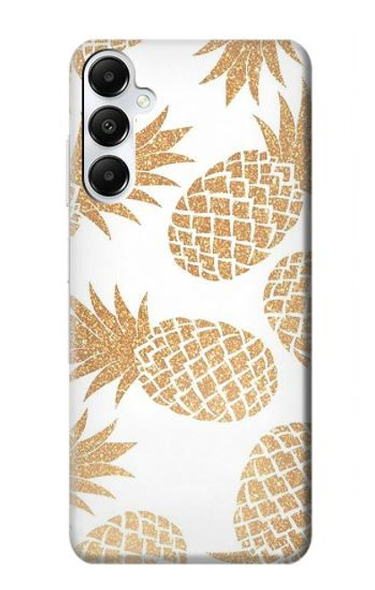 W3718 Seamless Pineapple Hard Case and Leather Flip Case For Samsung Galaxy A05s