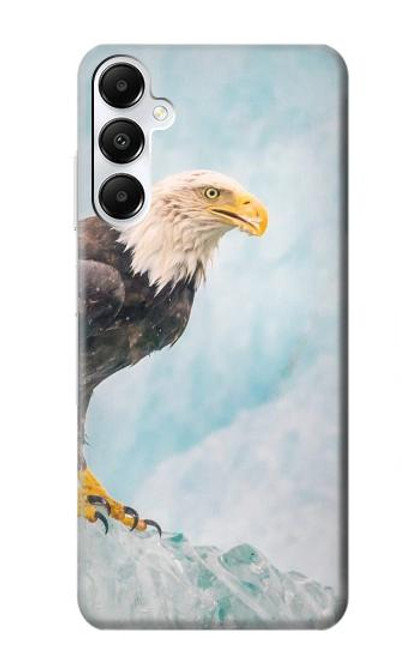 W3843 Bald Eagle On Ice Hard Case and Leather Flip Case For Samsung Galaxy A05s