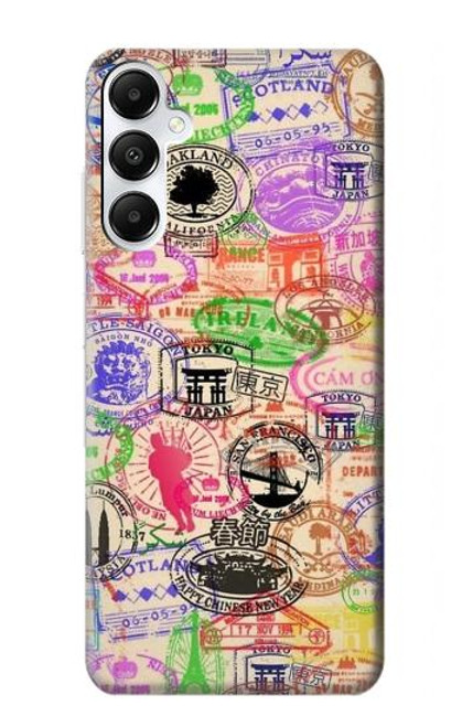 W3904 Travel Stamps Hard Case and Leather Flip Case For Samsung Galaxy A05s