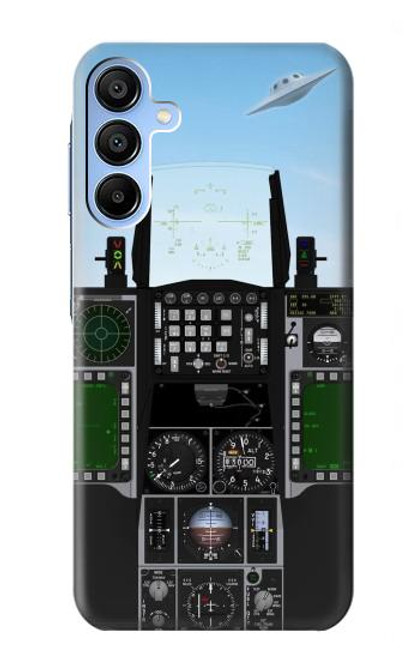 W3933 Fighter Aircraft UFO Hard Case and Leather Flip Case For Samsung Galaxy A15 5G