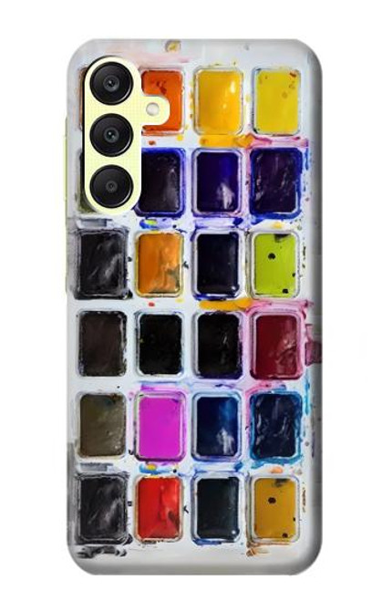 W3956 Watercolor Palette Box Graphic Hard Case and Leather Flip Case For Samsung Galaxy A25 5G