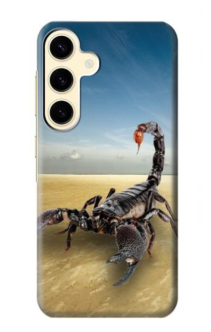 W0150 Desert Scorpion Hard Case and Leather Flip Case For Samsung Galaxy S24