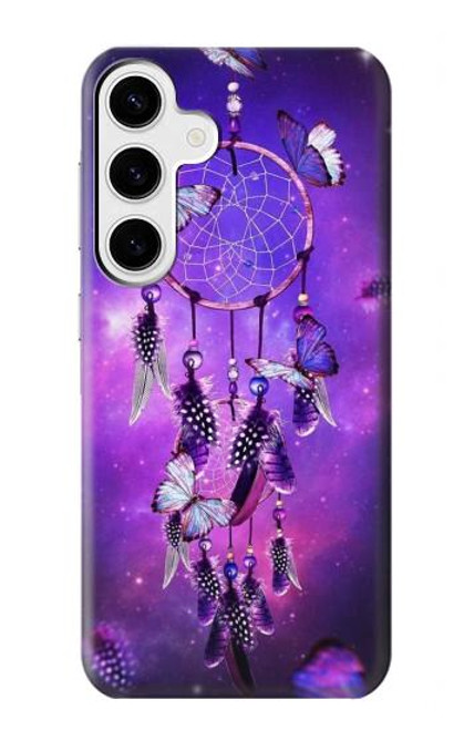 W3685 Dream Catcher Hard Case and Leather Flip Case For Samsung Galaxy S24 Plus
