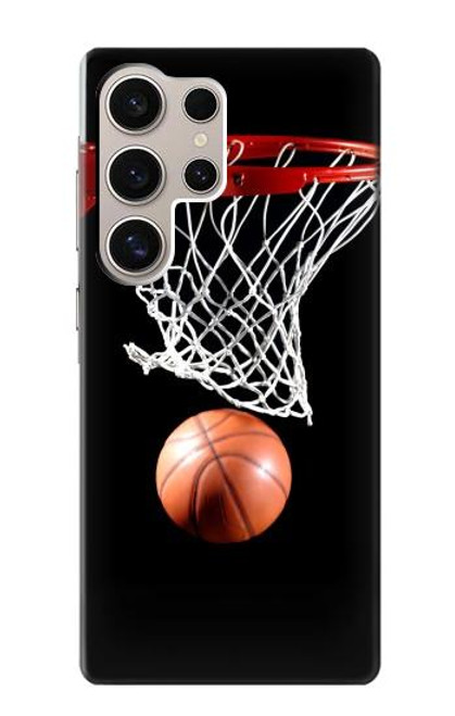 W0066 Basketball Hard Case and Leather Flip Case For Samsung Galaxy S24 Ultra