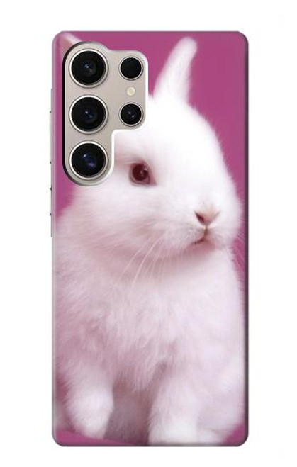 W3870 Cute Baby Bunny Hard Case and Leather Flip Case For Samsung Galaxy S24 Ultra