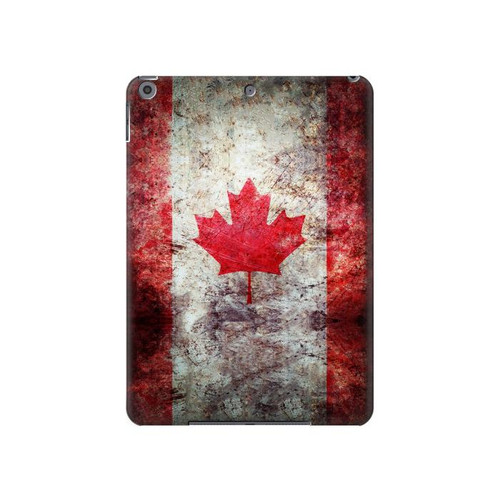 W2490 Canada Maple Leaf Flag Texture Tablet Hard Case For iPad 10.2 (2021,2020,2019), iPad 9 8 7