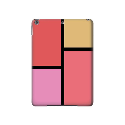 W2795 Cheek Palette Color Tablet Hard Case For iPad 10.2 (2021,2020,2019), iPad 9 8 7