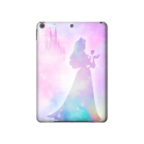 W2992 Princess Pastel Silhouette Tablet Hard Case For iPad 10.2 (2021,2020,2019), iPad 9 8 7