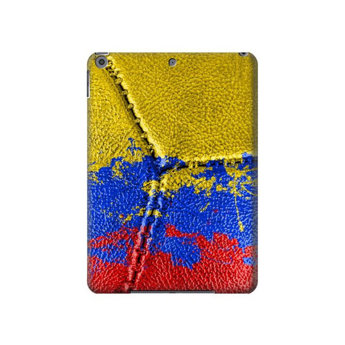 W3306 Colombia Flag Vintage Football Graphic Tablet Hard Case For iPad 10.2 (2021,2020,2019), iPad 9 8 7