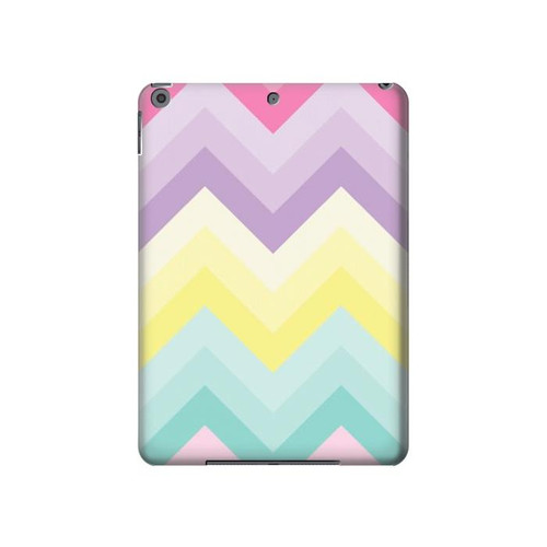 W3514 Rainbow Zigzag Tablet Hard Case For iPad 10.2 (2021,2020,2019), iPad 9 8 7