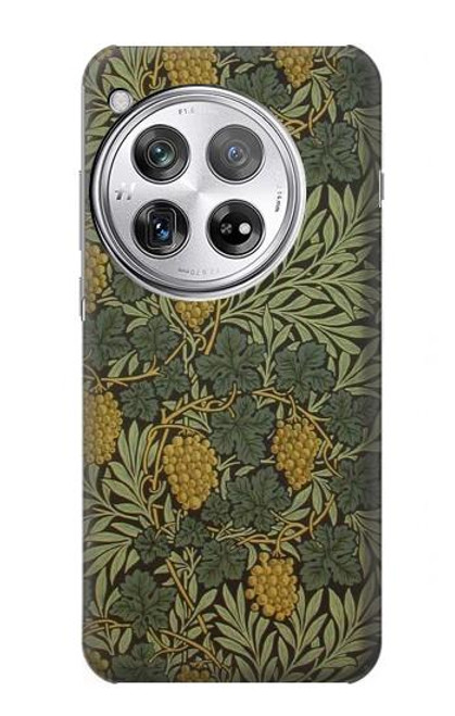 W3662 William Morris Vine Pattern Hard Case and Leather Flip Case For OnePlus 12