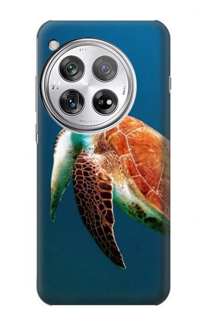 W3899 Sea Turtle Hard Case and Leather Flip Case For OnePlus 12