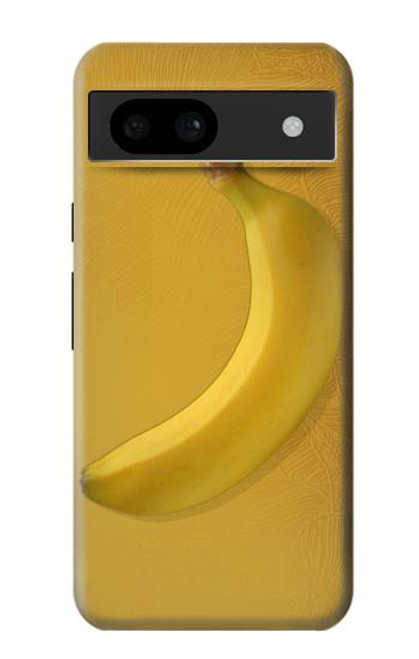 W3872 Banana Hard Case and Leather Flip Case For Google Pixel 8a