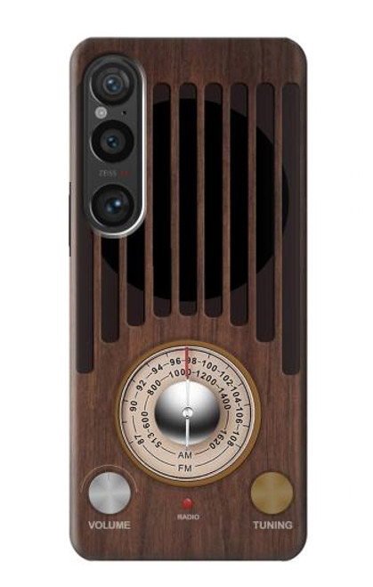W3935 FM AM Radio Tuner Graphic Hard Case and Leather Flip Case For Sony Xperia 1 VI