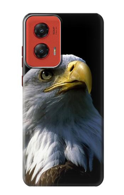 W2046 Bald Eagle Hard Case and Leather Flip Case For Motorola Moto G Stylus 5G (2024)