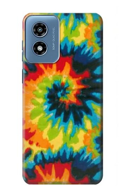 W3459 Tie Dye Hard Case and Leather Flip Case For Motorola Moto G Play 4G (2024)