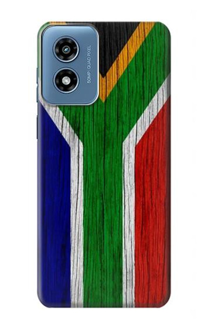 W3464 South Africa Flag Hard Case and Leather Flip Case For Motorola Moto G Play 4G (2024)