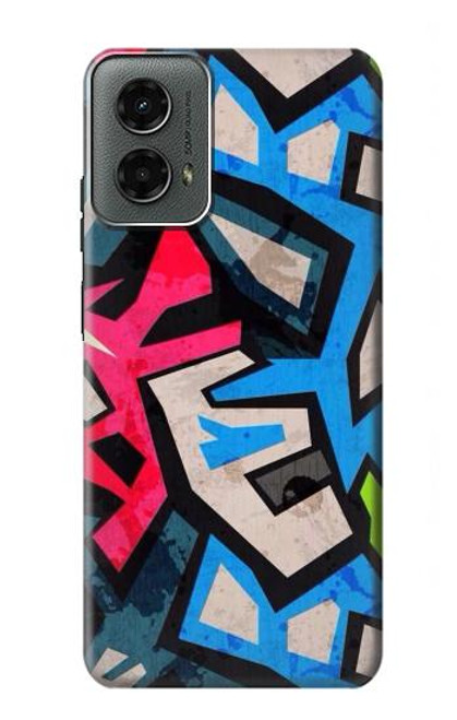 W3445 Graffiti Street Art Hard Case and Leather Flip Case For Motorola Moto G 5G (2024)