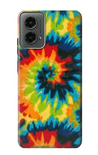 W3459 Tie Dye Hard Case and Leather Flip Case For Motorola Moto G 5G (2024)