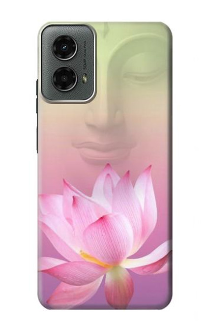 W3511 Lotus flower Buddhism Hard Case and Leather Flip Case For Motorola Moto G 5G (2024)