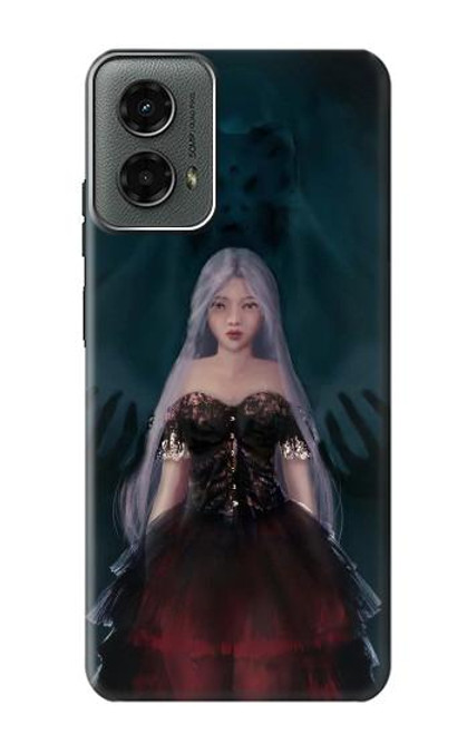 W3847 Lilith Devil Bride Gothic Girl Skull Grim Reaper Hard Case and Leather Flip Case For Motorola Moto G 5G (2024)