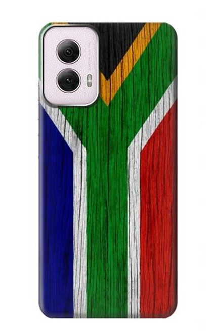 W3464 South Africa Flag Hard Case and Leather Flip Case For Motorola Moto G Power 5G (2024)