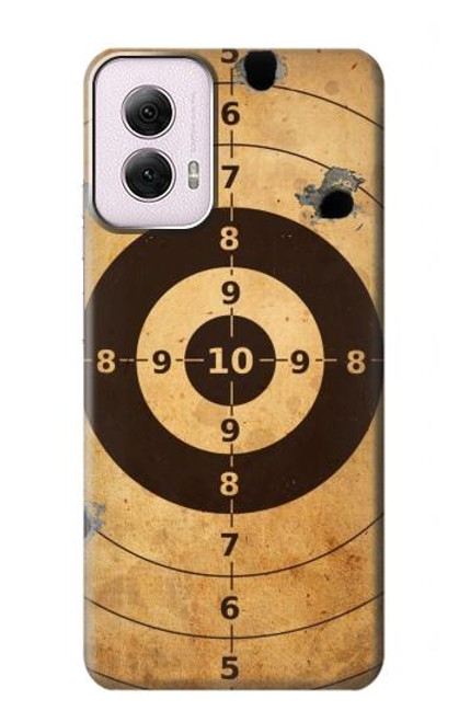 W3894 Paper Gun Shooting Target Hard Case and Leather Flip Case For Motorola Moto G Power 5G (2024)