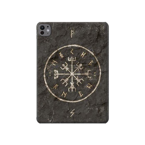 W3413 Norse Ancient Viking Symbol Tablet Hard Case For iPad Pro 11 (2024)