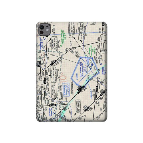 W3882 Flying Enroute Chart Tablet Hard Case For iPad Pro 11 (2024)
