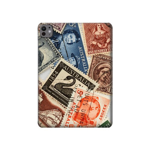 W3900 Stamps Tablet Hard Case For iPad Pro 11 (2024)