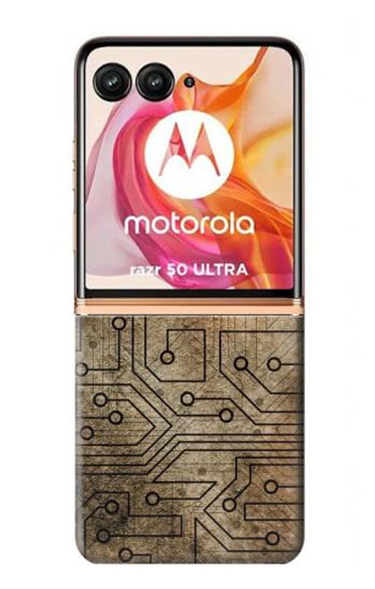 W3812 PCB Print Design Hard Case and Leather Flip Case For Motorola razr+ 2024, Motorola Razr 50 Ultra