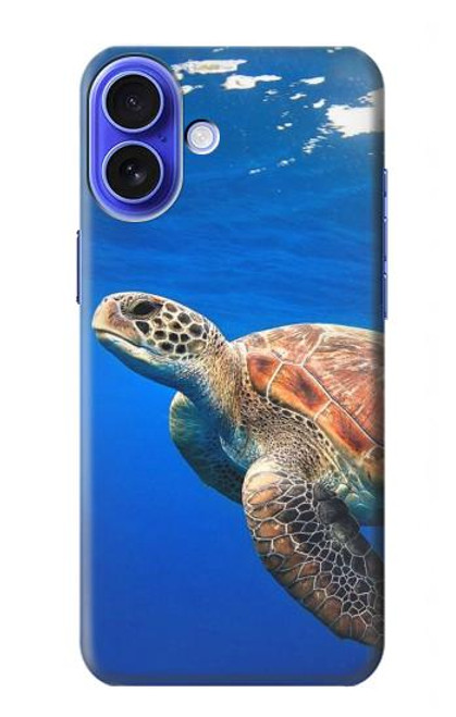 W3898 Sea Turtle Hard Case and Leather Flip Case For iPhone 16