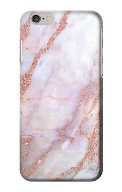 W3482 Soft Pink Marble Graphic Print Hard Case and Leather Flip Case For iPhone 6 Plus, iPhone 6s Plus