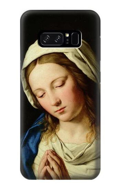 W3476 Virgin Mary Prayer Hard Case and Leather Flip Case For Note 8 Samsung Galaxy Note8