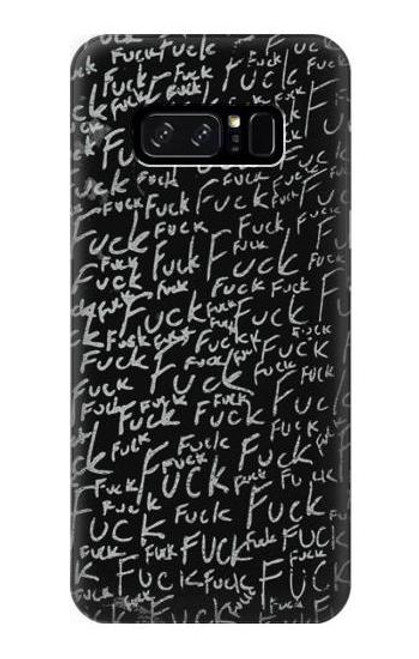 W3478 Funny Words Blackboard Hard Case and Leather Flip Case For Note 8 Samsung Galaxy Note8