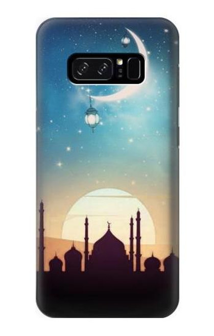 W3502 Islamic Sunset Hard Case and Leather Flip Case For Note 8 Samsung Galaxy Note8