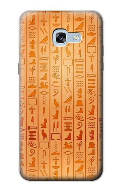 W3440 Egyptian Hieroglyphs Hard Case and Leather Flip Case For Samsung Galaxy A5 (2017)