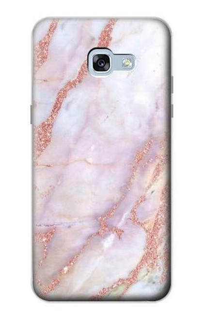 W3482 Soft Pink Marble Graphic Print Hard Case and Leather Flip Case For Samsung Galaxy A5 (2017)