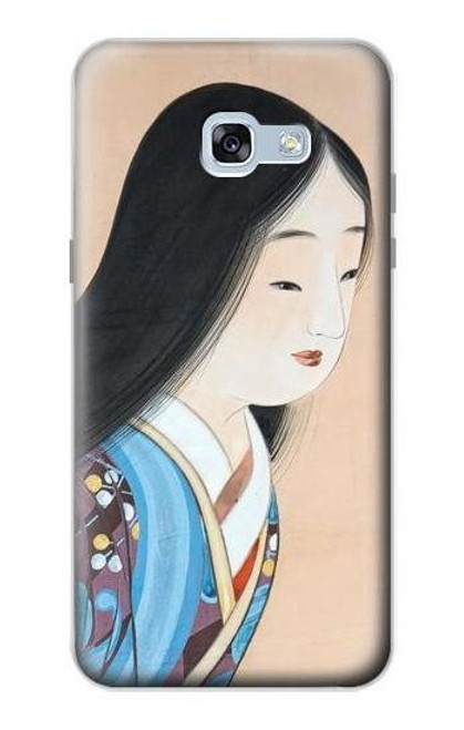 W3483 Japan Beauty Kimono Hard Case and Leather Flip Case For Samsung Galaxy A5 (2017)