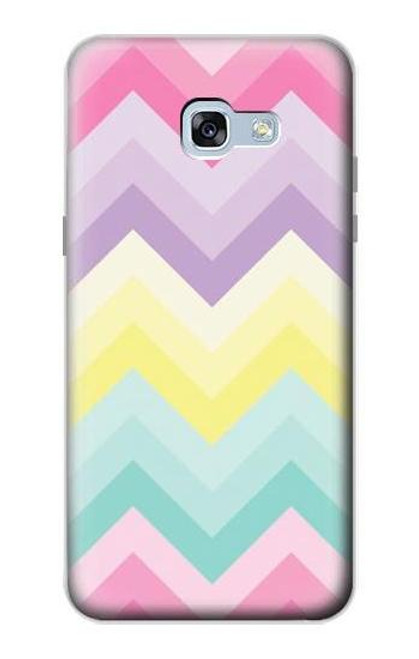 W3514 Rainbow Zigzag Hard Case and Leather Flip Case For Samsung Galaxy A5 (2017)