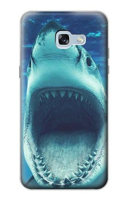 W3548 Tiger Shark Hard Case and Leather Flip Case For Samsung Galaxy A5 (2017)