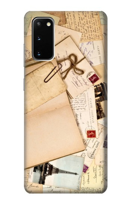 W3397 Postcards Memories Hard Case and Leather Flip Case For Samsung Galaxy S20