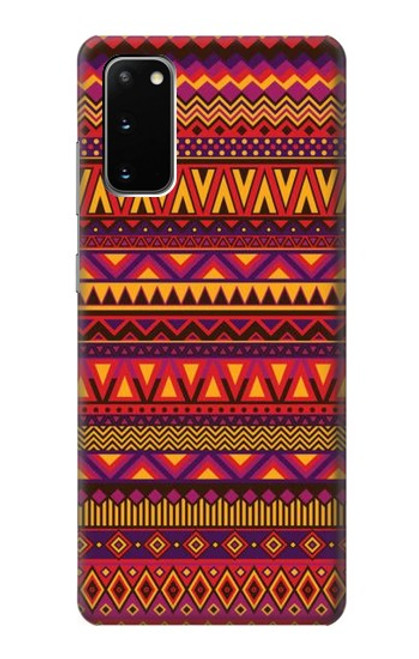 W3404 Aztecs Pattern Hard Case and Leather Flip Case For Samsung Galaxy S20