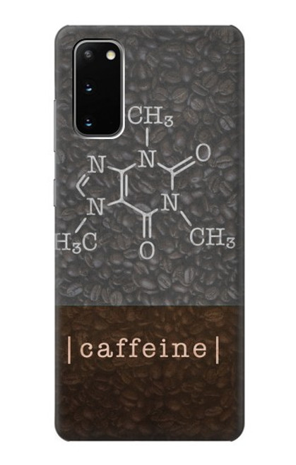 W3475 Caffeine Molecular Hard Case and Leather Flip Case For Samsung Galaxy S20