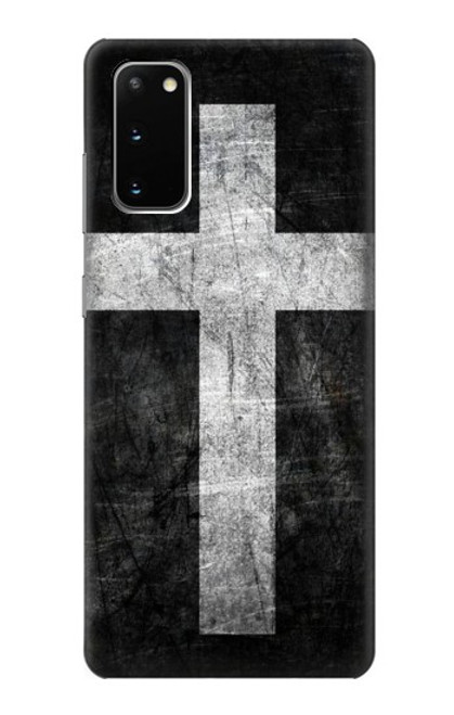 W3491 Christian Cross Hard Case and Leather Flip Case For Samsung Galaxy S20