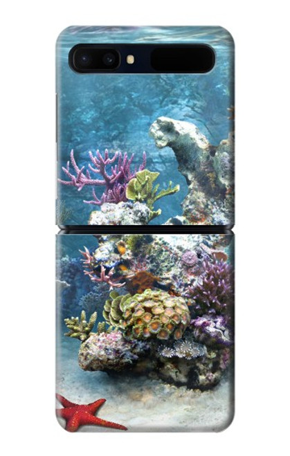 W0227 Aquarium 2 Hard Case For Samsung Galaxy Z Flip 5G