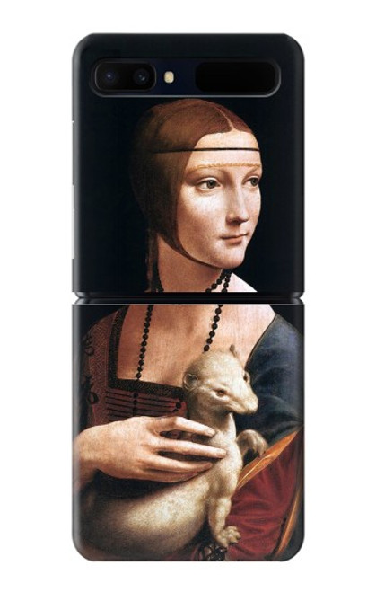 W3471 Lady Ermine Leonardo da Vinci Hard Case For Samsung Galaxy Z Flip 5G