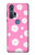 W3500 Pink Floral Pattern Hard Case and Leather Flip Case For Motorola Edge+