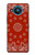 W3355 Bandana Red Pattern Hard Case and Leather Flip Case For Nokia 8.3 5G