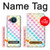 W3499 Colorful Heart Pattern Hard Case and Leather Flip Case For Nokia 8.3 5G